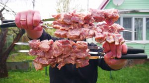 Народный шашлык из свиной шеи – Лучший маринад