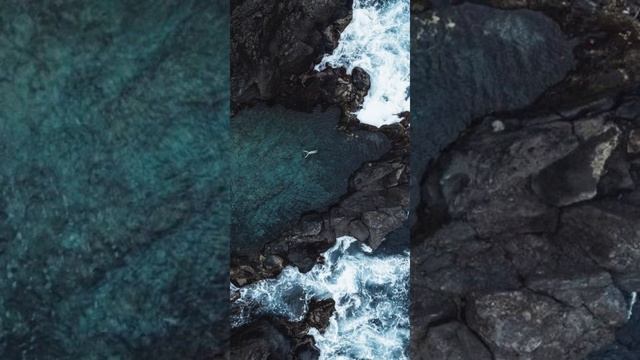 Расслабление под шум воды. Прибой . Вода об камни смотреть онлайн
