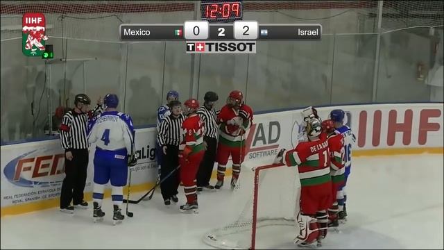 2018 IIHF ICE HOCKEY MEN'S W.C. Div. II Group B - Mexico vs. Israel смотреть онлайн