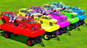 Машинки летают и прыгают! Развивающие мультики Машины помощники. Мультфильмы про машинки