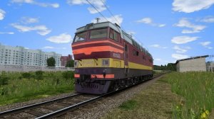 грузовой поезд в Майнкрафт