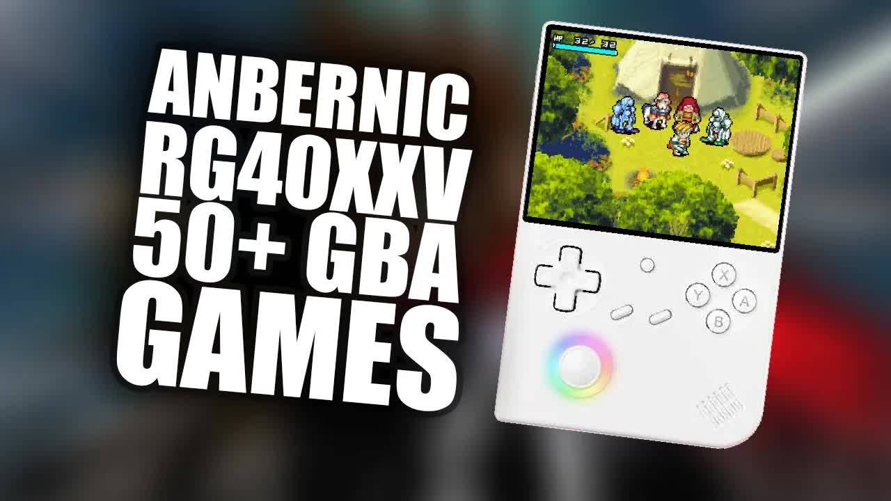 Лучшая ретро-портативка для GBA｜ Anbernic RG4OXX V смотреть онлайн
