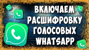 Как Включить Расшифровку Голосовых Сообщений в Текст WhatsApp / Как Сделать Голосовое в Текст Ватсап