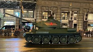 Репетиция парада Победы, 29 апреля 2025 в Москве // Военная техника // Парад Победы 2025 //