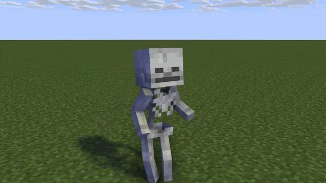 Анимация minecraft! Skelet сделал сальто! смотреть онлайн