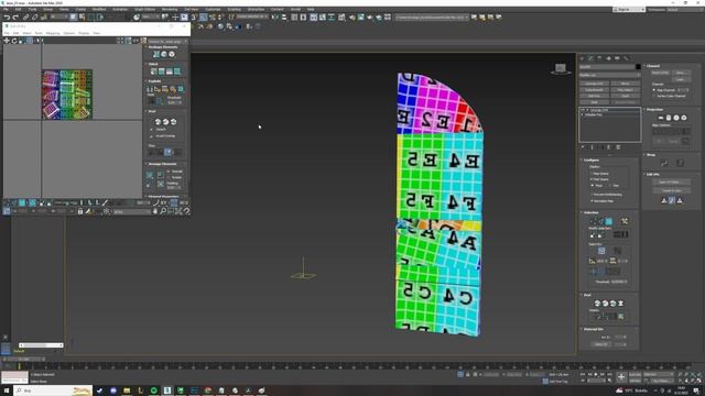3dsMax Tower Door Unwrap UVW смотреть онлайн