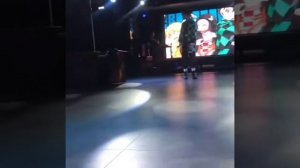 косплей дефиле клинок рассекающий демонов. Незуко, Зеницу, Танджиро ( крд ) 2021