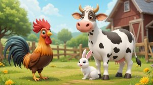 Детские песенки. Песенка "На ферме у бабушки"