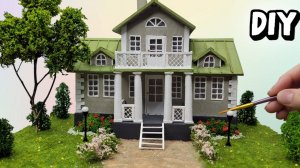 Загородный дом из картона своими руками / DIY