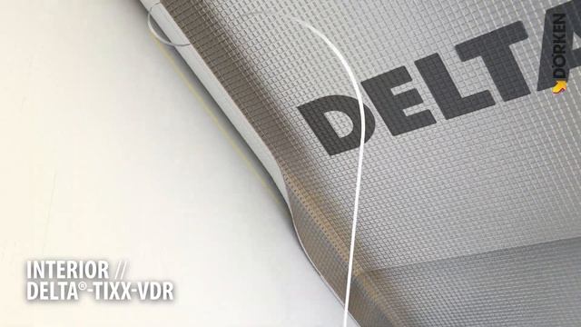 Wandanschluss von Folien mit DELTA TIXX VDR - Verlegevideo