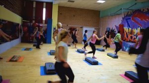 СТЕП аэробика (продвинутый уровень) STEP aerobics (advanced) super fitness class by IRYNA BUIKO