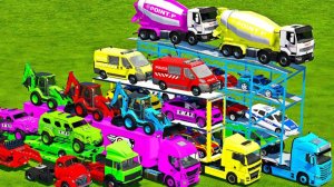 Машинки летают и прыгают! Развивающие мультики Машины помощники. Мультфильмы про машинки