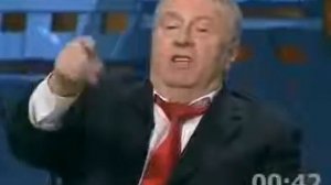 Жириновский на дебатах отжог по немецки