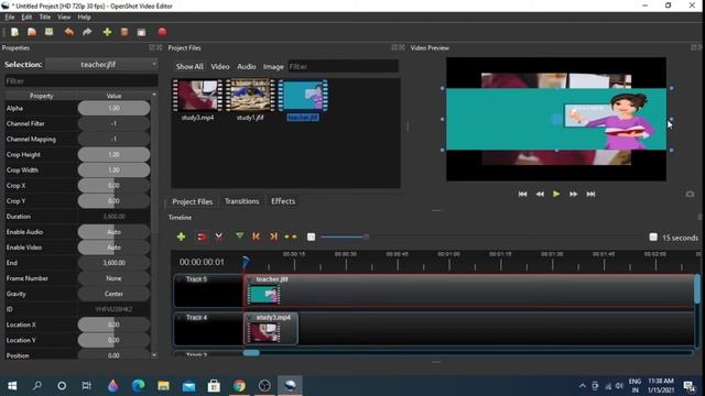 How remove/change background in openshot video editor смотреть онлайн
