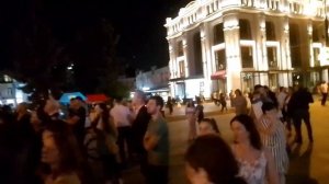 Уличные музыканты во Владикавказе.