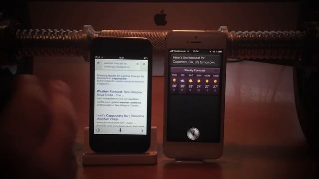 Siri vs Google Voice - Кто быстрее и умнее? смотреть онлайн