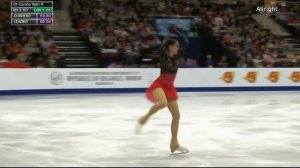 Алина Загитова в образе Кармен. Произвольная программа. ЧЕ по фигурному катанию 2019