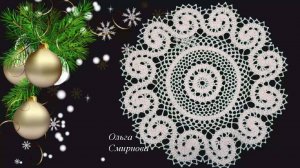 САЛФЕТКА "СНЕЖНОЕ НАВАЖДЕНИЕ". ЧАСТЬ 3