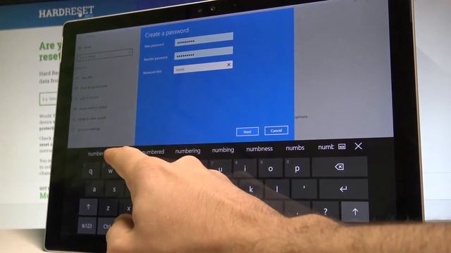 How To Add Password In MICROSOFT Surface Pro 4 |HardReset.info