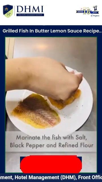 Grilled Fish in Lemon Butter Sauce Recipe..DHMI смотреть онлайн