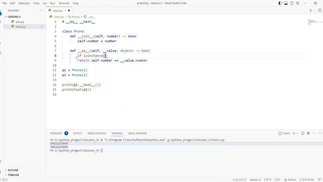 GoPython - Урок 27. __eq__, __hash__ (Магічні методи для порівняння та хешування)