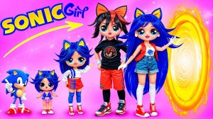 Соник и Эми Роуз Растут! Соник VS Шэдоу! Идеи для кукол ЛОЛ