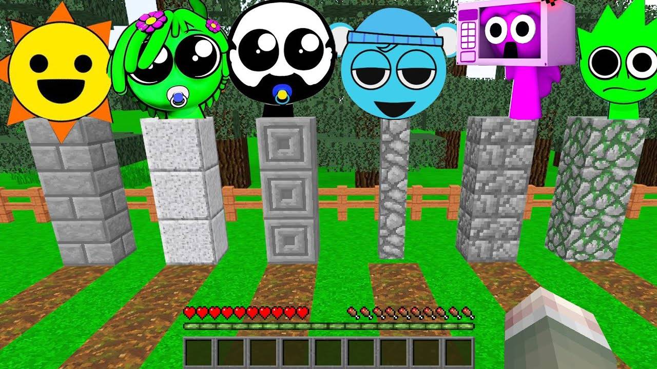 ВЫЖИВАНИЕ В ИСПЫТАНИЯХ ВСЕ ВИДЫ СПРУНКОВ В МАЙНКРАФТ смотреть онлайн