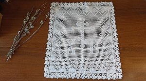 СП Красивая салфетка. Отчёт апрель. Пасхальная салфетка.