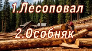 Лесоповал,таёжный особняк