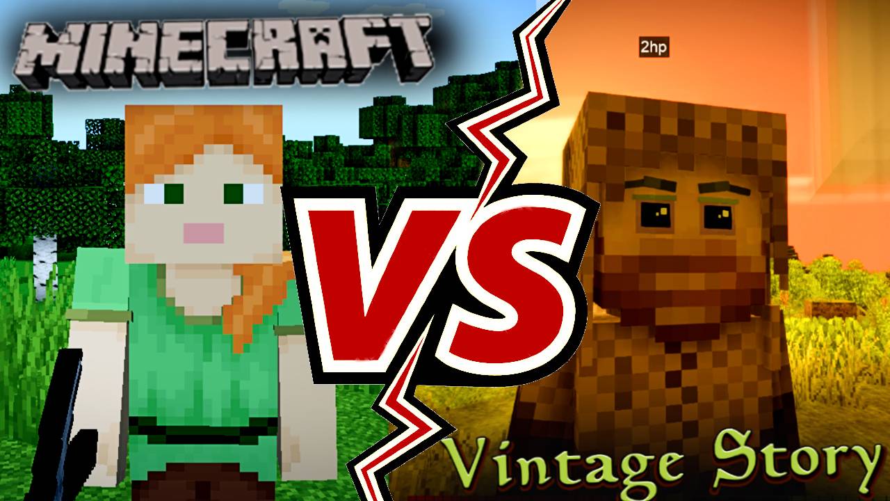 12 ОТЛИЧИЙ ! Minecraft ПРОТИВ Vintage Story