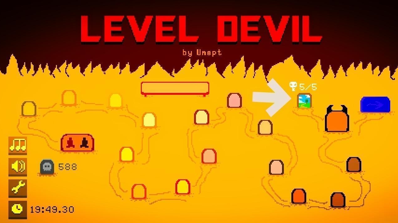 ВСЕ КЛЮЧИ В ИГРЕ LEVEL DEVIL! смотреть онлайн