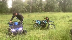 Покатушки на квадроциклах 200-300 кубиков Линхай М200, Шармакс Активатор 250 и 620 Форс