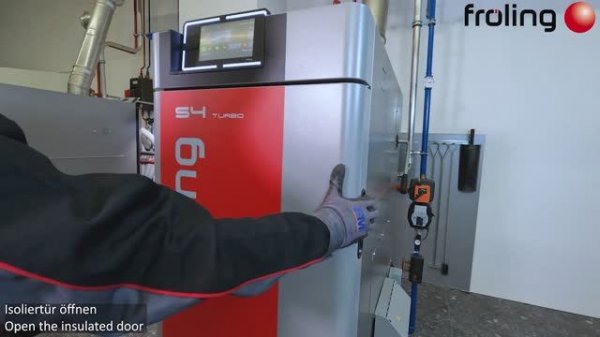 Обслуживание котла на дровах Froling S4 Turbo, а также комбо-котла SP Dual