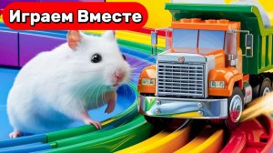 Лабиринт для Хомяка 🐹 Умный Хомяк: невероятный побег по разноцветному лабиринту с ловушками 🐹