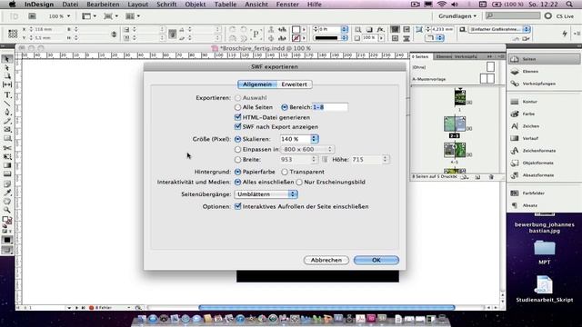 Erstellen einer SWF Broschüre in InDesign CS5 смотреть онлайн