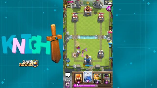 ROKI VS KNIGHT I БАТЛ С РОКИ I CLASH ROYALE смотреть онлайн