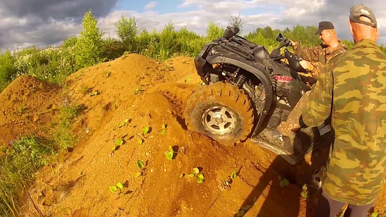 Cfmoto X6 и Stels Hisun 500 в песках + поломка CF