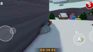 Снежная Долина на золотое время. Прохождение Super Bear Adventure (7-я часть)#sba#superbearadventur