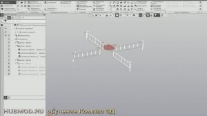 В Компас 3Д рисуем и собираем раму Дрона Квадрокотпера