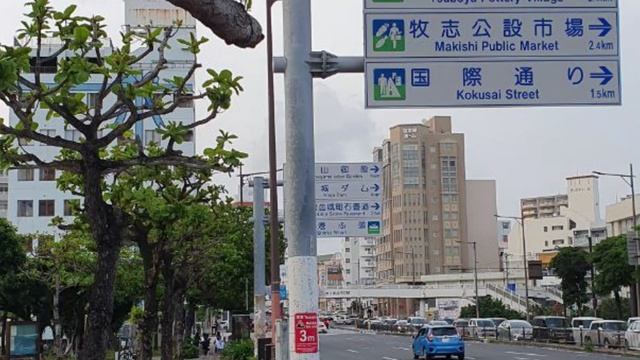 Япония, Окинава,   прогулка около порта. Видео-клип.