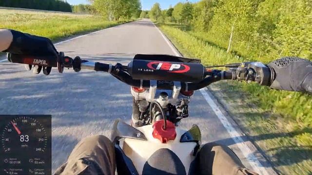 МАКСИМАЛЬНАЯ СКОРОСТЬ BSE Z2| ZS166FMM| #bse #motovlog #рекомендации смотреть онлайн