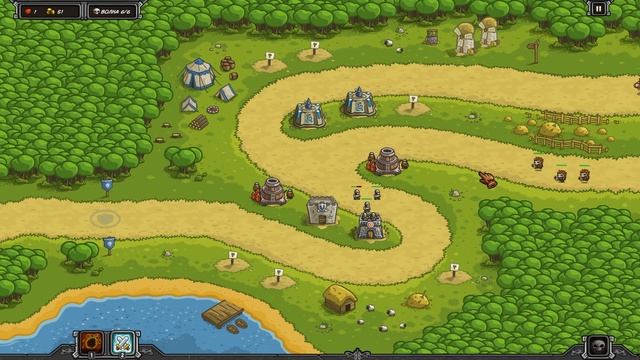 ПАГРАС Героическое и Железное испытание ▶️ Kingdom Rush на сложности ВЕТЕРАН #3 смотреть онлайн