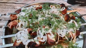 ШАШЛЫК из СССР. Быстрый правильный маринад для мяса Рецепт моего детства ИДЕАЛЬНЫЙ шашлык по Госту