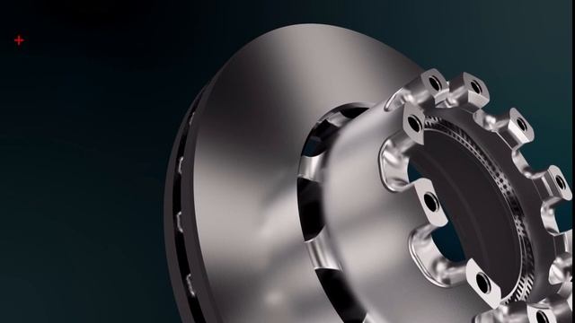 Биметаллический двусоставной тормозной диск для грузовых легкотонажных и грузовых машин смотреть онлайн