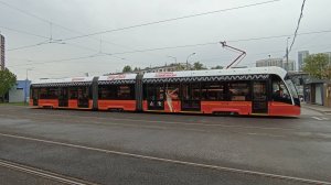 Поездка на тематическом трамвае 71-931М "Витязь-М" по маршруту №7 (29.04.2025). Всех с праздником!