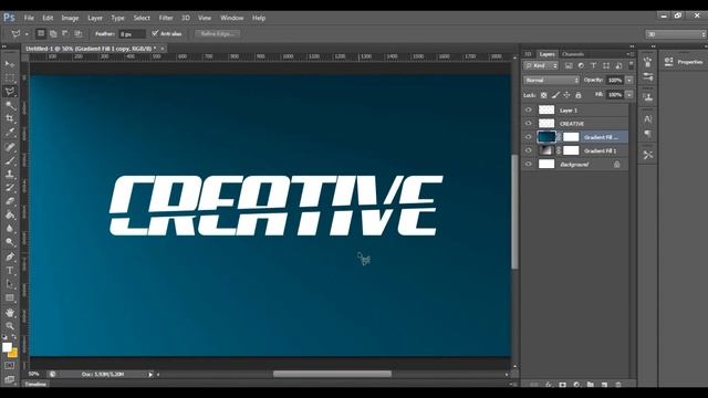 Sliced Text Effect Photoshop Tutorial / Разрезанный Текст в Фотошопе смотреть онлайн