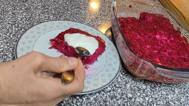 Свёкла быстро закончилась, когда я стала готовить эту запеканку