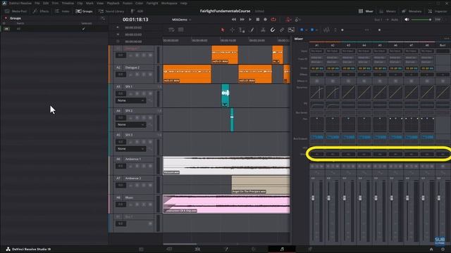 Основы Fairlight | Базовый курс редактирования и микширования звука в DaVinci Resolve смотреть онлайн