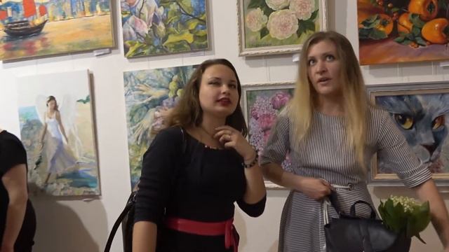 Чурюкина Анна на выставке картин: "Многообразие мечты" 17-26 мая , Киев. 2019. смотреть онлайн