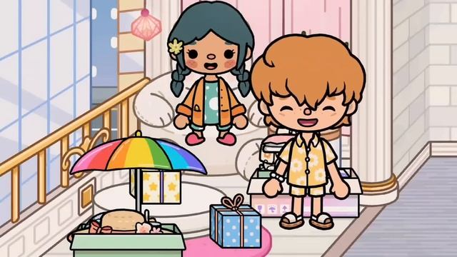 ☀️•|РАСПАКОВКА ЛЕТНЕЙ ПОСЫЛКИ 📦👒 Тока Бока || Summer Unboxing Toca Boca~TocaBocaWorld || Aeslie Toc